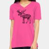 Ladies' Relaxed Jersey V-Neck T-Shirt Thumbnail