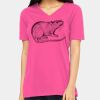 Ladies' Relaxed Jersey V-Neck T-Shirt Thumbnail