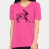 Ladies' Relaxed Jersey V-Neck T-Shirt Thumbnail