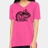 Ladies' Relaxed Jersey V-Neck T-Shirt Thumbnail