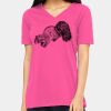 Ladies' Relaxed Jersey V-Neck T-Shirt Thumbnail