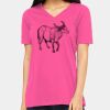 Ladies' Relaxed Jersey V-Neck T-Shirt Thumbnail