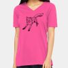 Ladies' Relaxed Jersey V-Neck T-Shirt Thumbnail