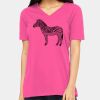 Ladies' Relaxed Jersey V-Neck T-Shirt Thumbnail