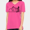 Ladies' Relaxed Jersey V-Neck T-Shirt Thumbnail