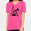 Ladies' Relaxed Jersey V-Neck T-Shirt Thumbnail