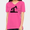 Ladies' Relaxed Jersey V-Neck T-Shirt Thumbnail