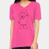 Ladies' Relaxed Jersey V-Neck T-Shirt Thumbnail