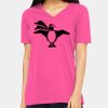 Ladies' Relaxed Jersey V-Neck T-Shirt Thumbnail