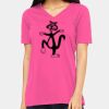 Ladies' Relaxed Jersey V-Neck T-Shirt Thumbnail