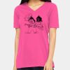 Ladies' Relaxed Jersey V-Neck T-Shirt Thumbnail