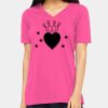 Ladies' Relaxed Jersey V-Neck T-Shirt Thumbnail