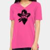 Ladies' Relaxed Jersey V-Neck T-Shirt Thumbnail