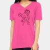 Ladies' Relaxed Jersey V-Neck T-Shirt Thumbnail