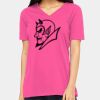 Ladies' Relaxed Jersey V-Neck T-Shirt Thumbnail