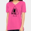 Ladies' Relaxed Jersey V-Neck T-Shirt Thumbnail