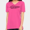 Ladies' Relaxed Jersey V-Neck T-Shirt Thumbnail