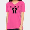 Ladies' Relaxed Jersey V-Neck T-Shirt Thumbnail