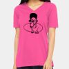 Ladies' Relaxed Jersey V-Neck T-Shirt Thumbnail