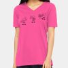 Ladies' Relaxed Jersey V-Neck T-Shirt Thumbnail