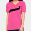 Ladies' Relaxed Jersey V-Neck T-Shirt Thumbnail