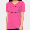 Ladies' Relaxed Jersey V-Neck T-Shirt Thumbnail