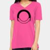 Ladies' Relaxed Jersey V-Neck T-Shirt Thumbnail