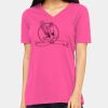 Ladies' Relaxed Jersey V-Neck T-Shirt Thumbnail