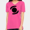 Ladies' Relaxed Jersey V-Neck T-Shirt Thumbnail