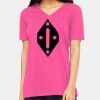 Ladies' Relaxed Jersey V-Neck T-Shirt Thumbnail