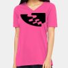 Ladies' Relaxed Jersey V-Neck T-Shirt Thumbnail