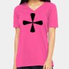 Ladies' Relaxed Jersey V-Neck T-Shirt Thumbnail