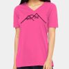 Ladies' Relaxed Jersey V-Neck T-Shirt Thumbnail