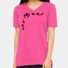 Ladies' Relaxed Jersey V-Neck T-Shirt Thumbnail