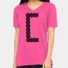 Ladies' Relaxed Jersey V-Neck T-Shirt Thumbnail