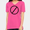 Ladies' Relaxed Jersey V-Neck T-Shirt Thumbnail