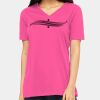 Ladies' Relaxed Jersey V-Neck T-Shirt Thumbnail