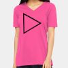 Ladies' Relaxed Jersey V-Neck T-Shirt Thumbnail