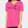 Ladies' Relaxed Jersey V-Neck T-Shirt Thumbnail