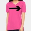 Ladies' Relaxed Jersey V-Neck T-Shirt Thumbnail