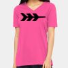 Ladies' Relaxed Jersey V-Neck T-Shirt Thumbnail