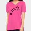 Ladies' Relaxed Jersey V-Neck T-Shirt Thumbnail