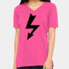 Ladies' Relaxed Jersey V-Neck T-Shirt Thumbnail