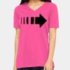 Ladies' Relaxed Jersey V-Neck T-Shirt Thumbnail