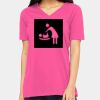 Ladies' Relaxed Jersey V-Neck T-Shirt Thumbnail