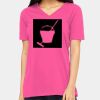 Ladies' Relaxed Jersey V-Neck T-Shirt Thumbnail