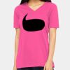 Ladies' Relaxed Jersey V-Neck T-Shirt Thumbnail