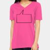 Ladies' Relaxed Jersey V-Neck T-Shirt Thumbnail