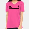 Ladies' Relaxed Jersey V-Neck T-Shirt Thumbnail