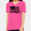 Ladies' Relaxed Jersey V-Neck T-Shirt Thumbnail